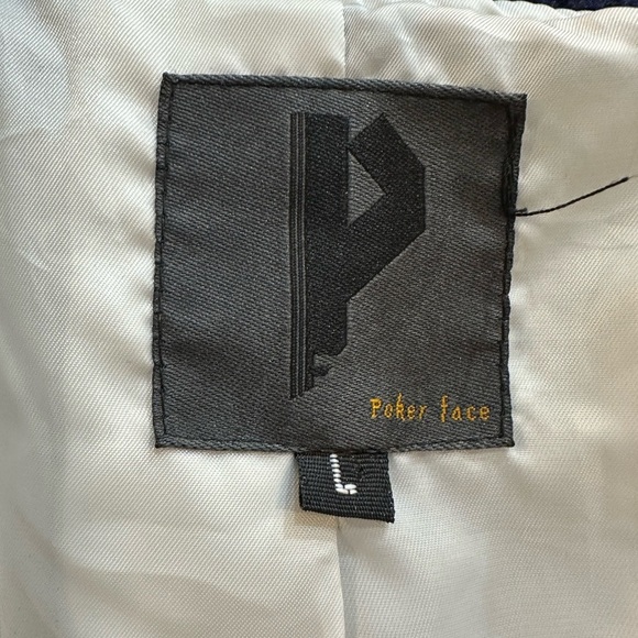 Poker Face Jeans Blue and White Jacket - Picture 7 of 8